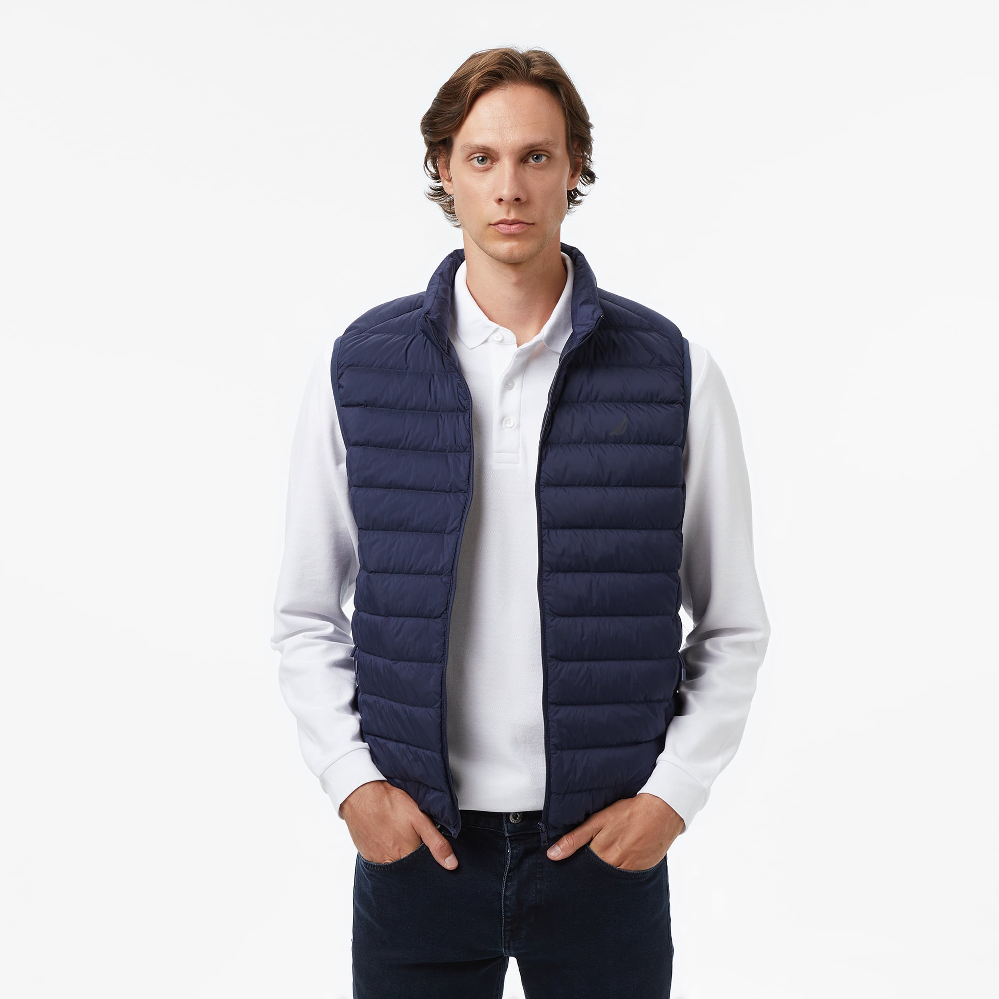  Nautica Erkek Lacivert Su İtici Özellikli Yelek