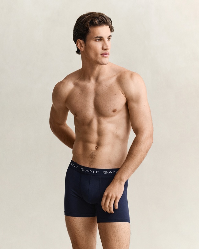  GANT Erkek Lacivert Düz Boxer