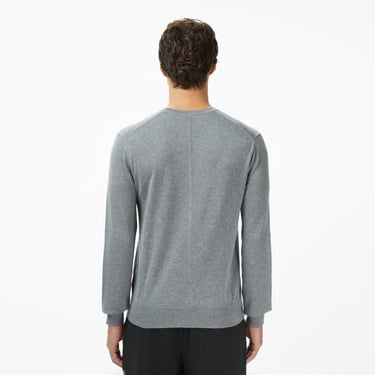  Calvin Klein Supima Cotton Crew Erkek Gri Triko