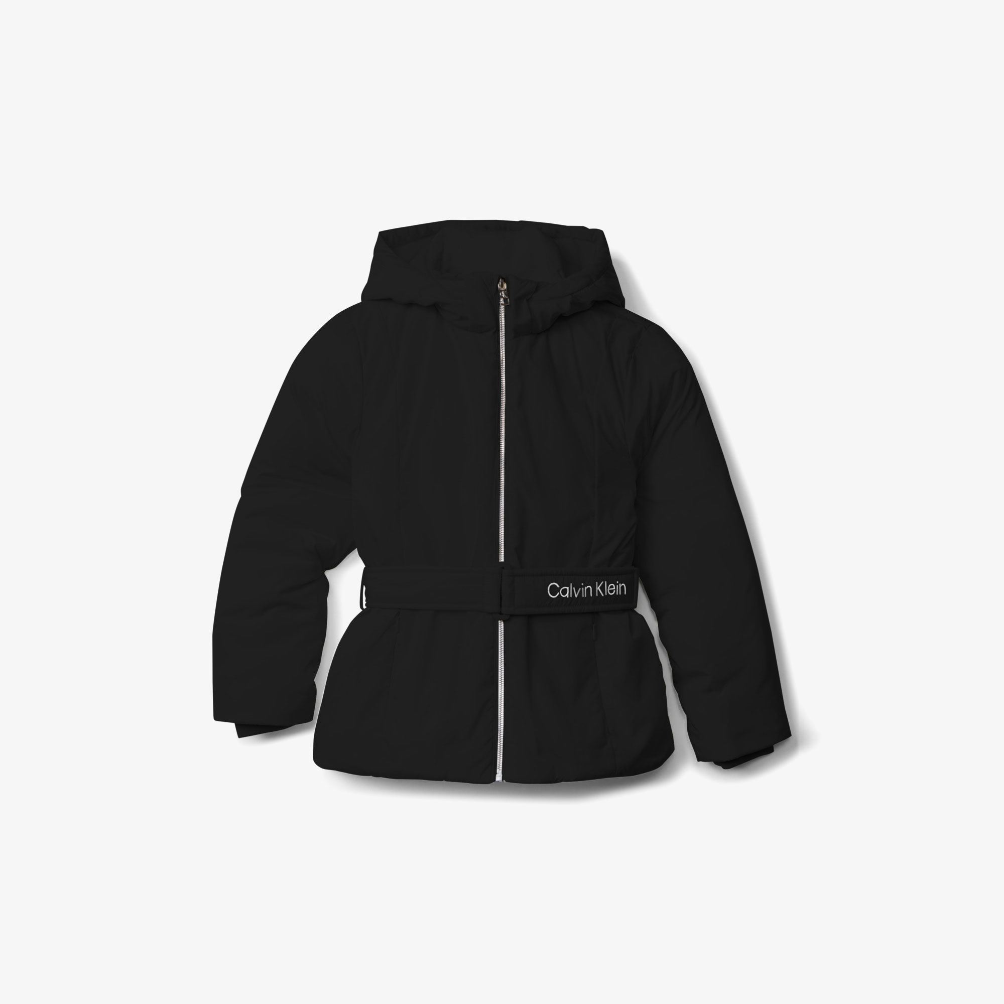 Calvin Klein Classic Belted Çocuk Siyah Mont