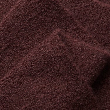  Calvin Klein Patch Boucle Erkek Bordo Atkı