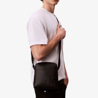  Calvin Klein Bold Reporter Erkek Siyah El Çantası