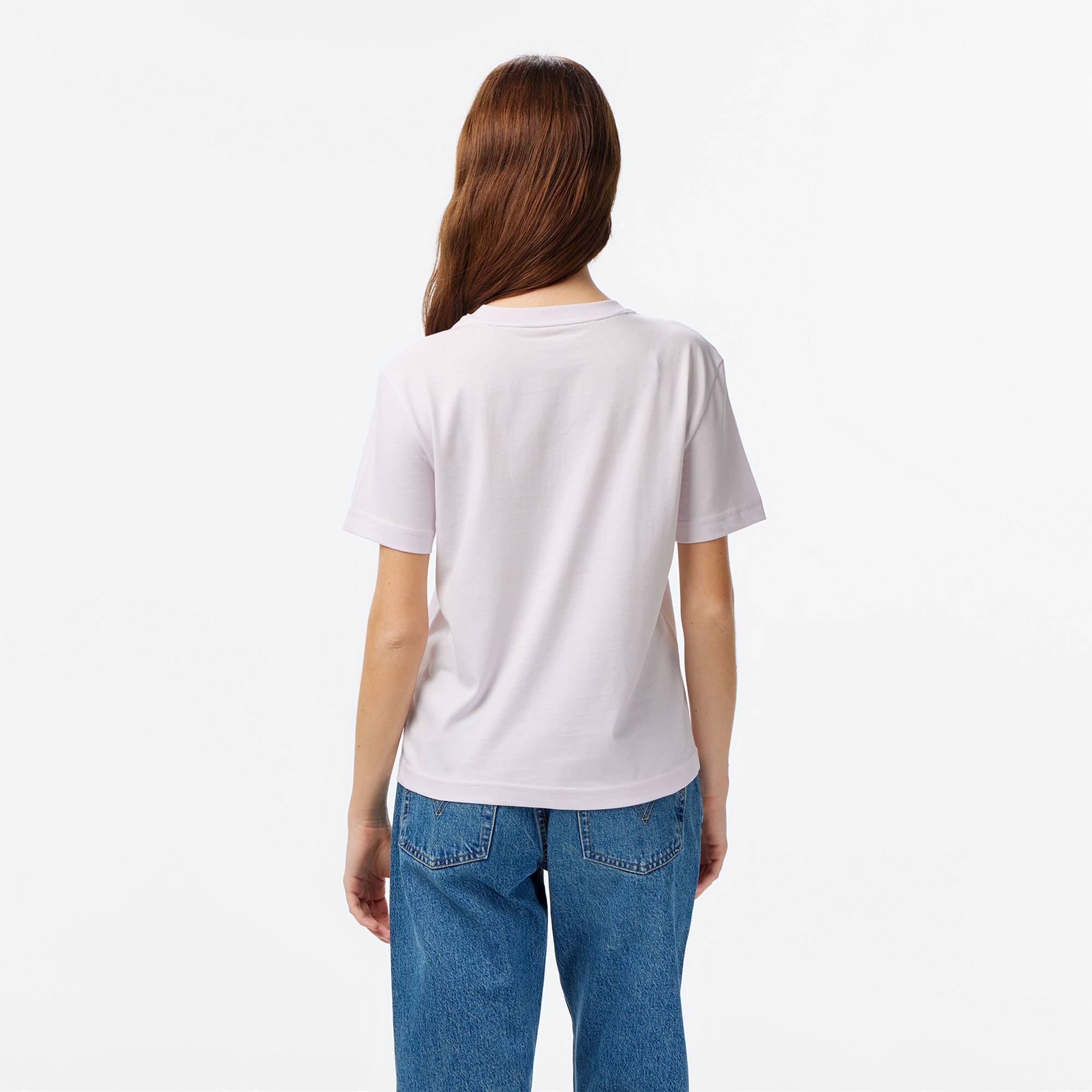 Calvin Klein Hero Classic Monologo Kadın Gri T-Shirt