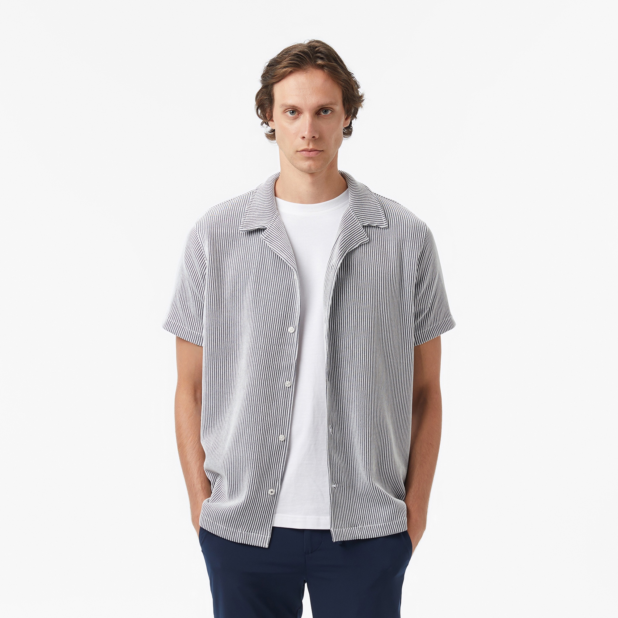 Nautica Erkek  Lacivert Gömlek