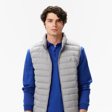  Nautica Erkek Gri Su İtici Özellikli Yelek