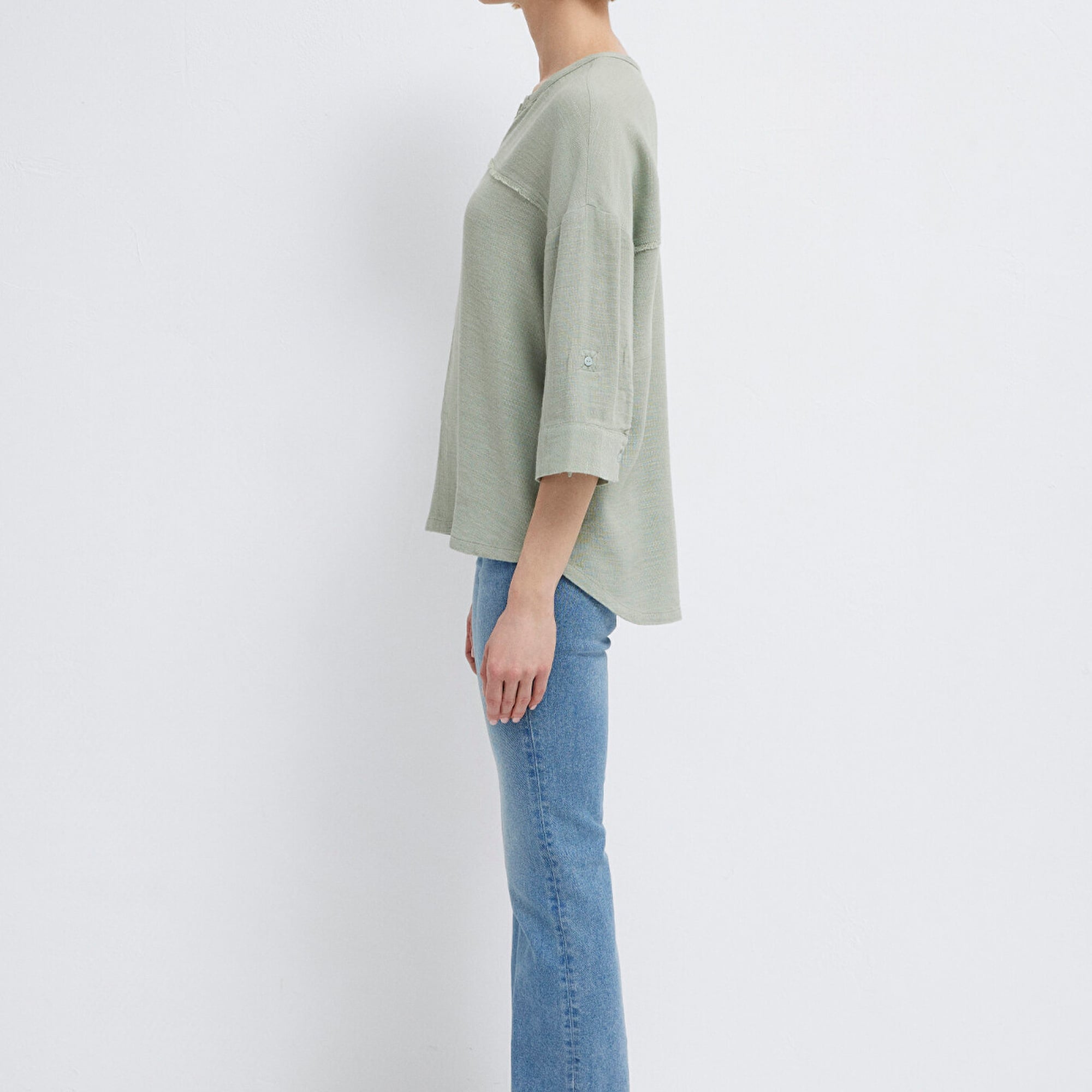 Mavi Gri Bluz 121357-70113