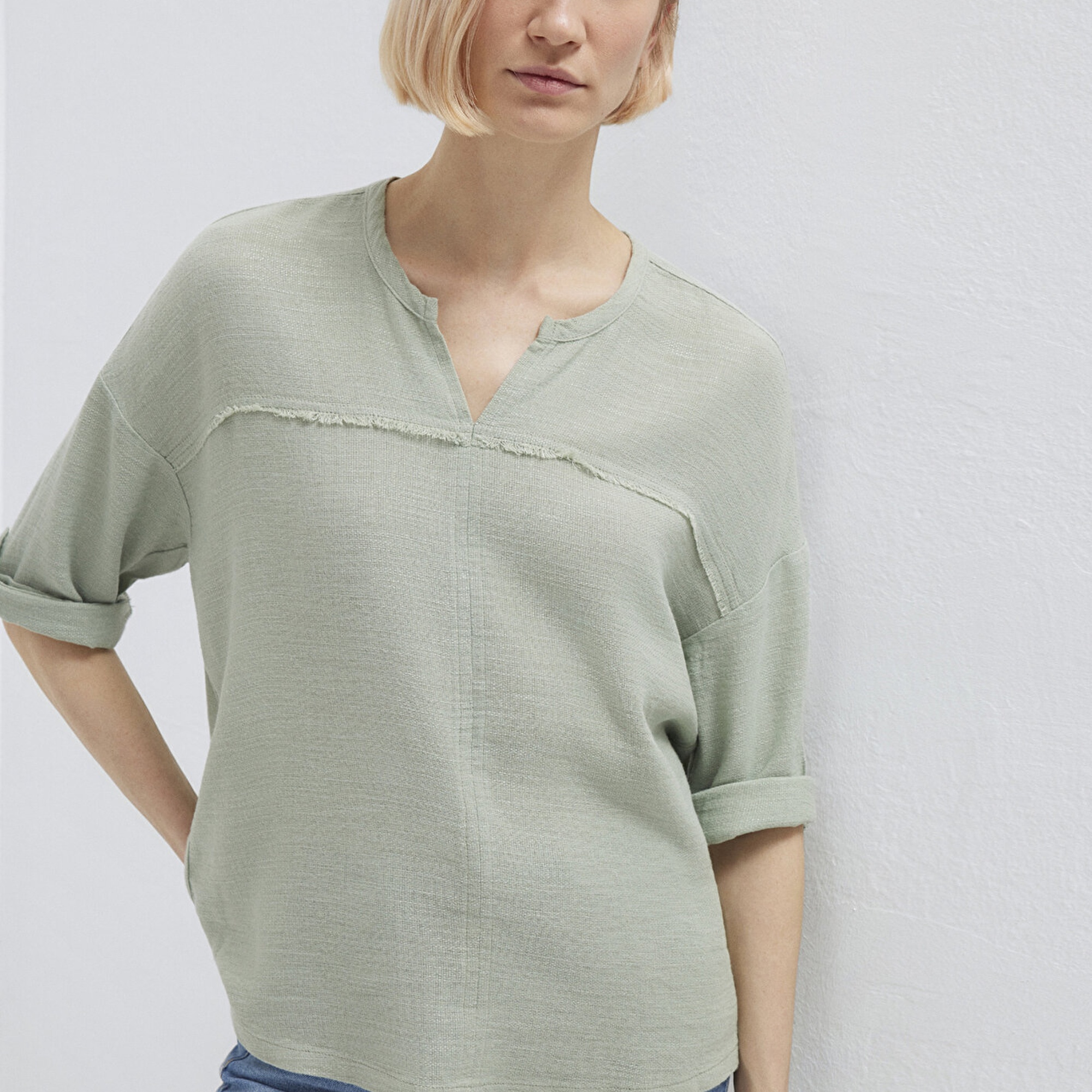 Mavi Gri Bluz 121357-70113