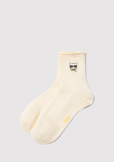  Mavi Ekru Soket Çorap 1913882-70048