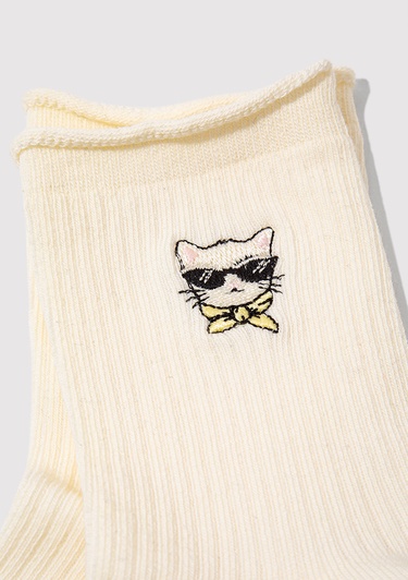  Mavi Ekru Soket Çorap 1913882-70048