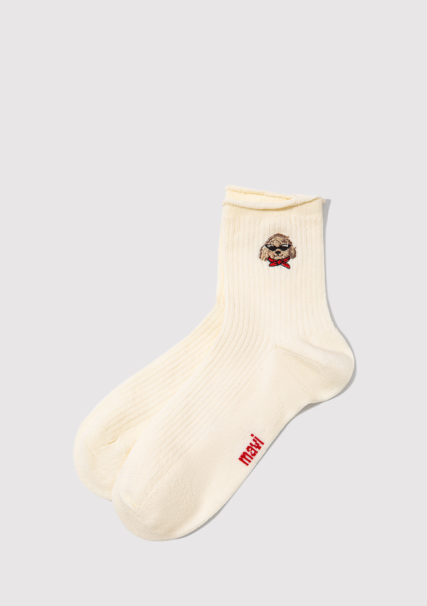  Mavi Ekru Soket Çorap 1913883-70048