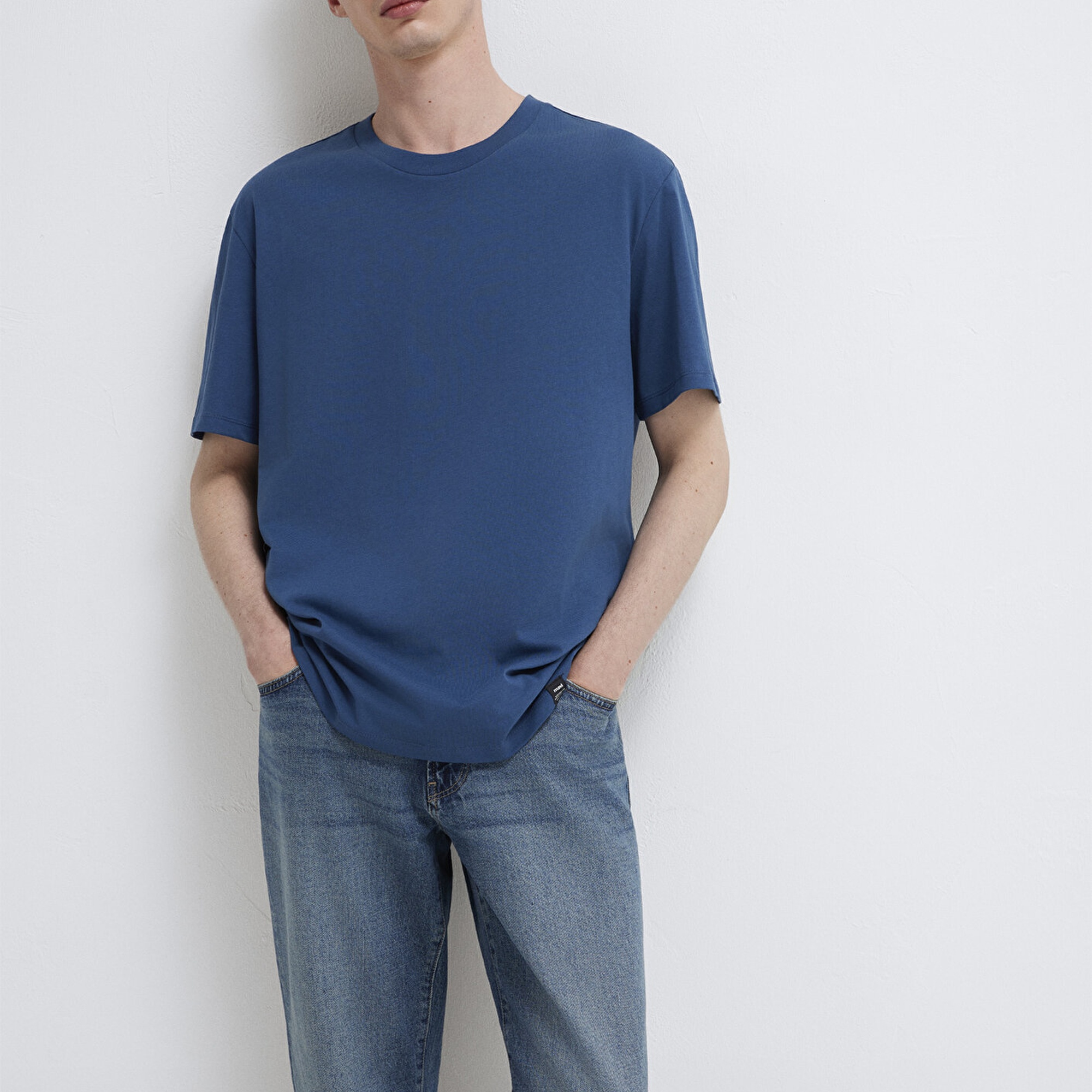 Mavi Mavi Basic Tişört Loose Fit / Bol Rahat Kesim 0611824-90609