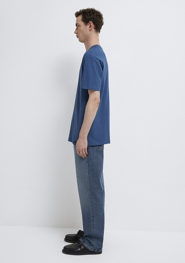  Mavi Mavi Basic Tişört Loose Fit / Bol Rahat Kesim 0611824-90609