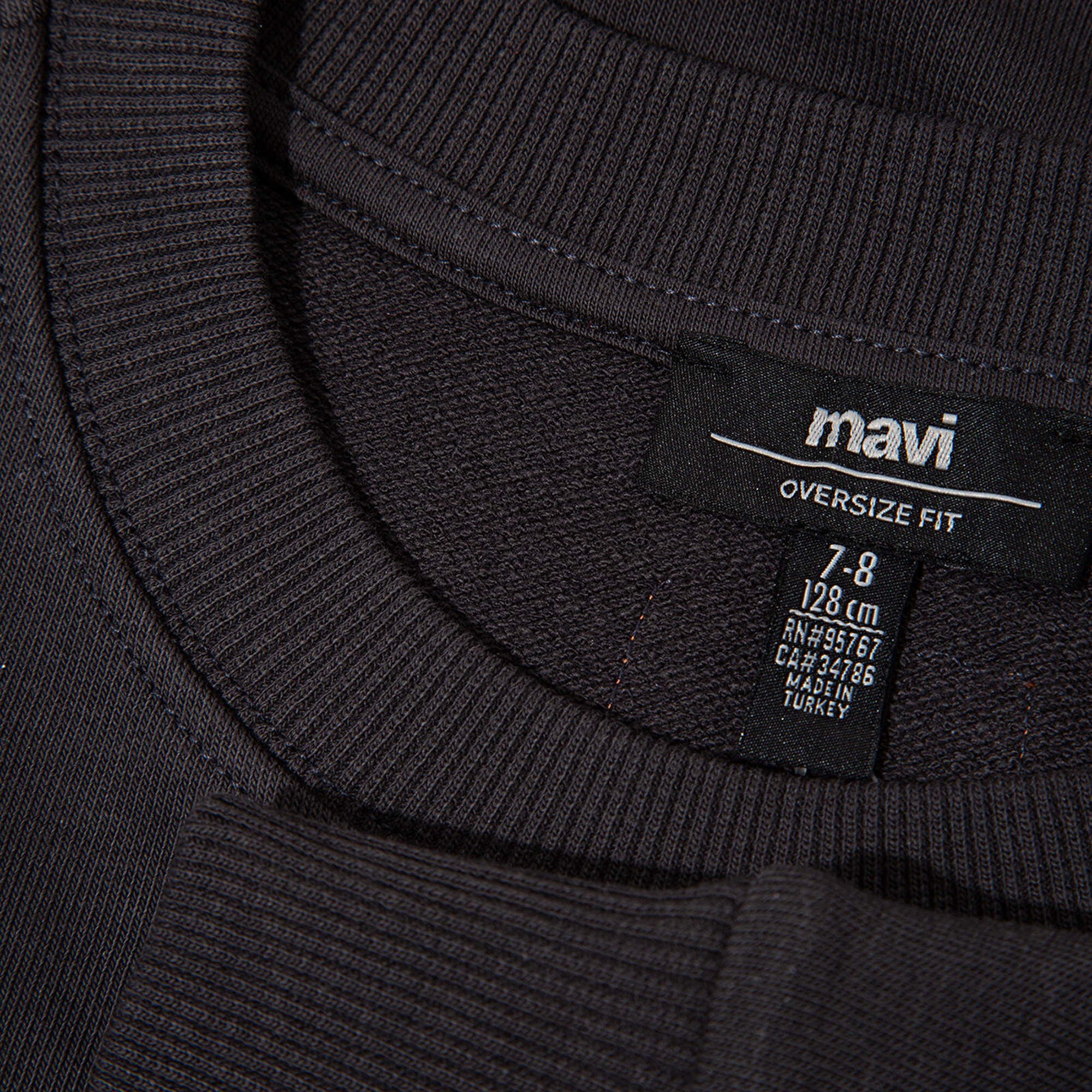 Mavi Roll Like Baskılı Antrasit Sweatshirt 6S10179-70087