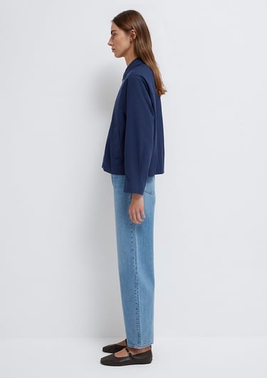  Mavi Lacivert Ceket Oversize / Geniş Kesim 1110821-70497