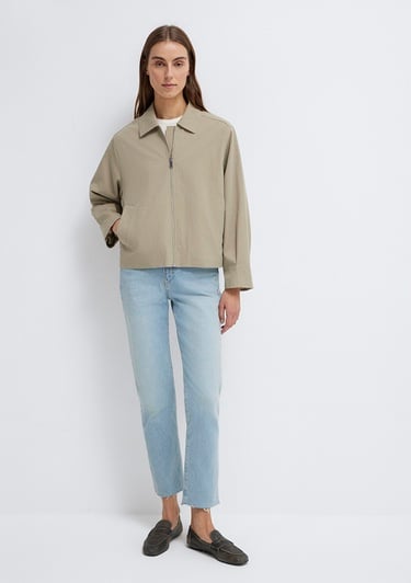  Mavi Kahverengi Ceket Oversize / Geniş Kesim 1110821-70354