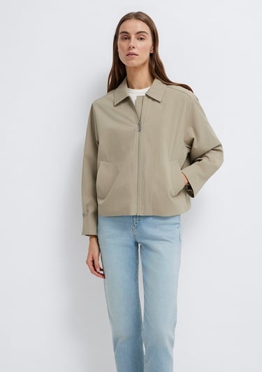  Mavi Kahverengi Ceket Oversize / Geniş Kesim 1110821-70354