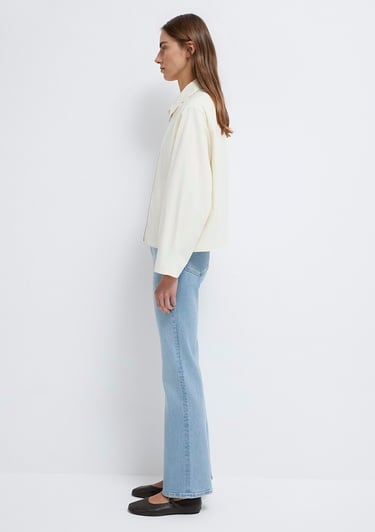  Mavi Ekru Ceket Oversize / Geniş Kesim 1110821-70056