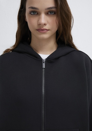  Mavi Mavi Logo Baskılı Siyah Sweatshirt 1S10532-900