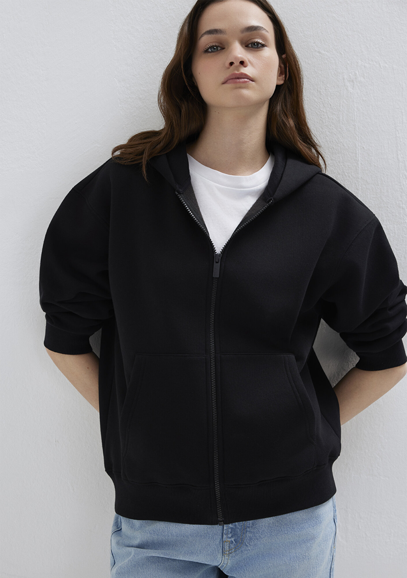  Mavi Mavi Logo Baskılı Siyah Sweatshirt 1S10532-900