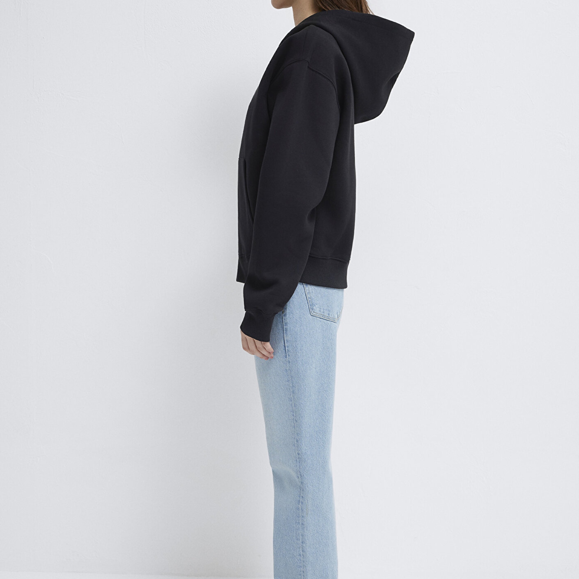 Mavi Mavi Logo Baskılı Siyah Sweatshirt 1S10532-900