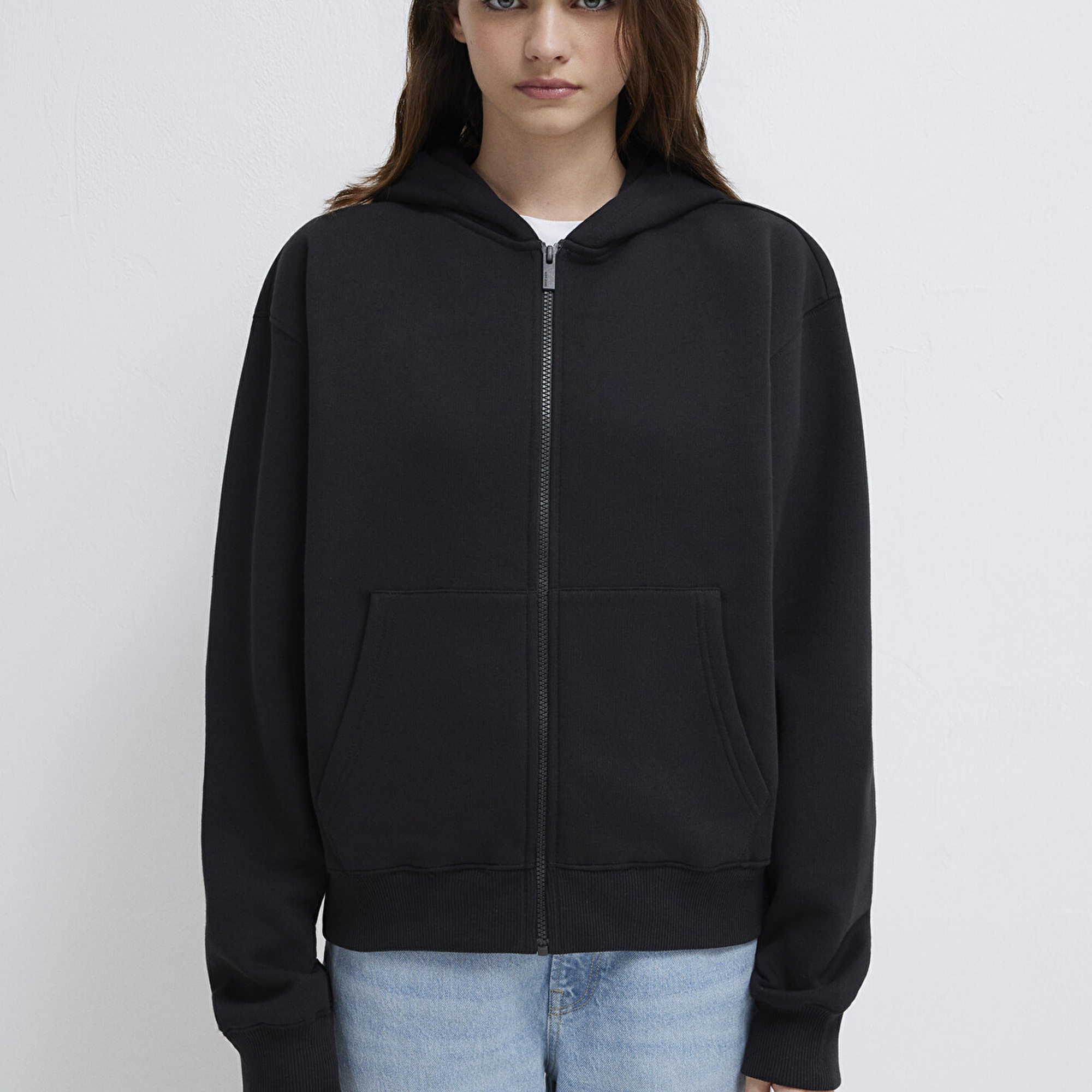 Mavi Mavi Logo Baskılı Siyah Sweatshirt 1S10532-900