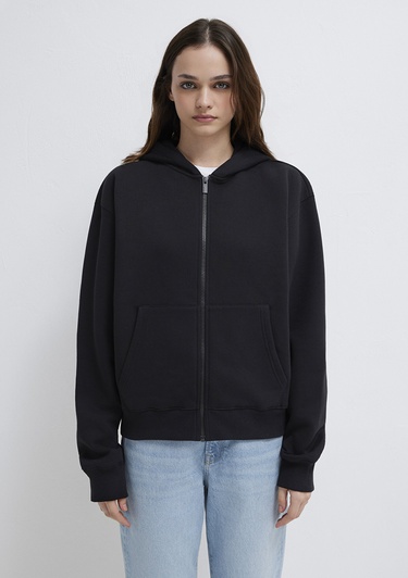  Mavi Mavi Logo Baskılı Siyah Sweatshirt 1S10532-900