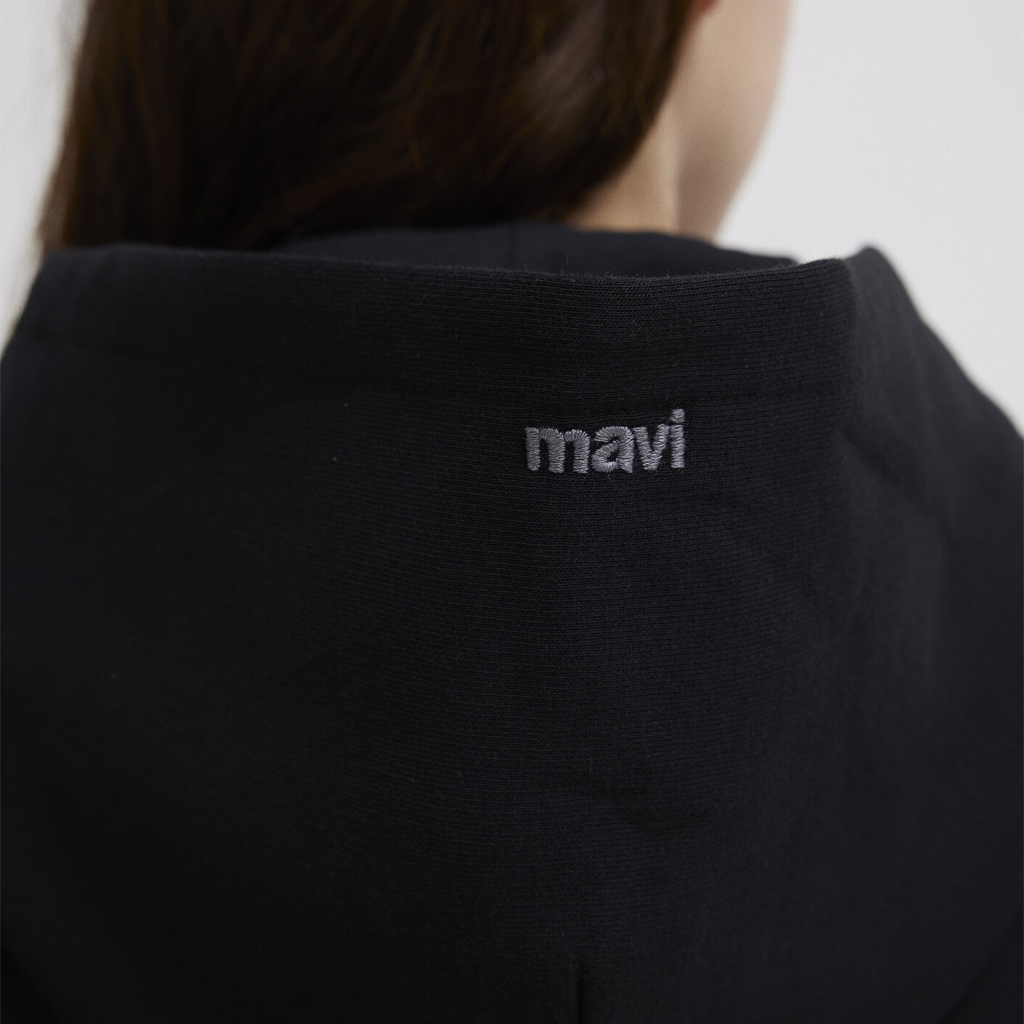 Mavi Mavi Logo Baskılı Siyah Sweatshirt 1S10532-900