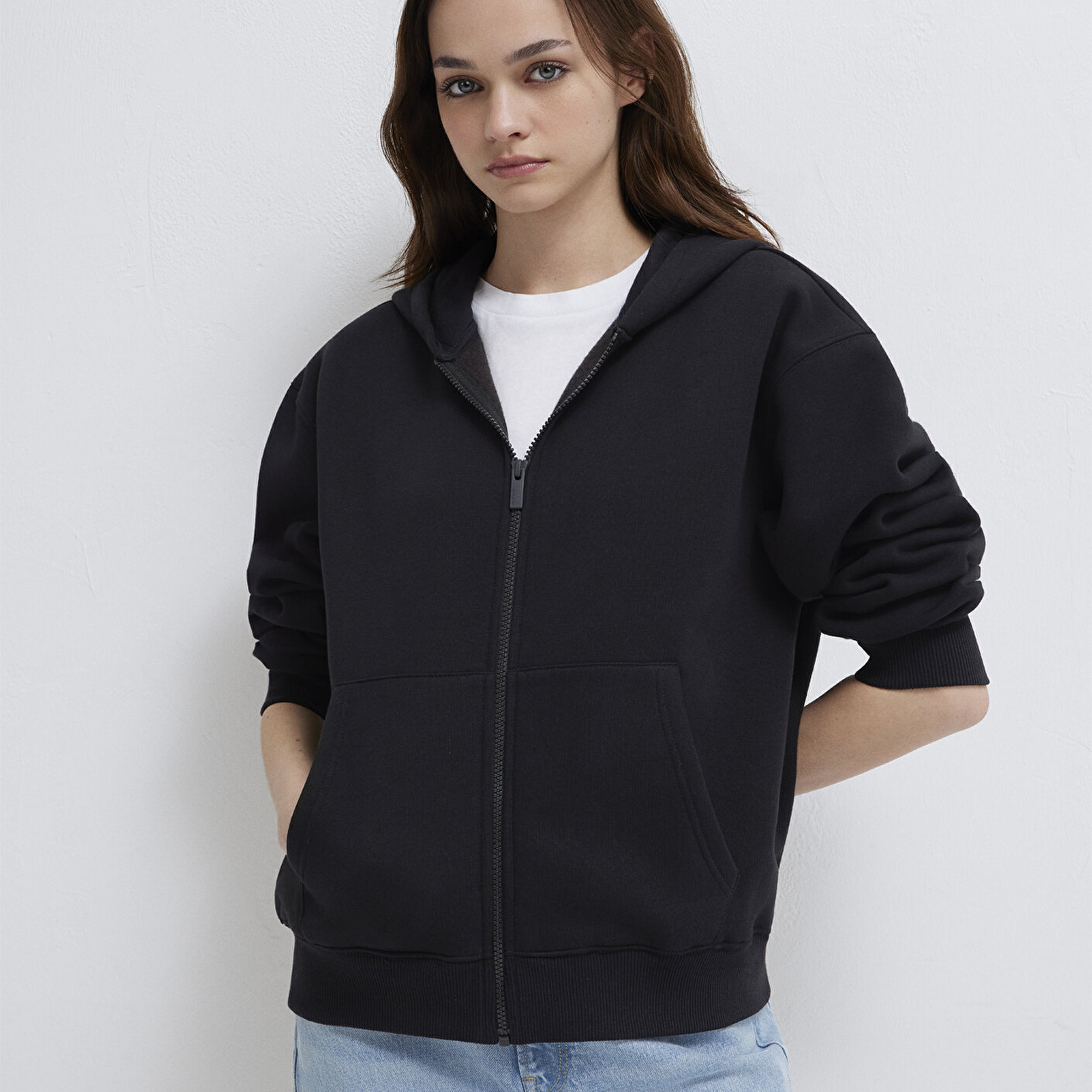 Mavi Mavi Logo Baskılı Siyah Sweatshirt 1S10532-900