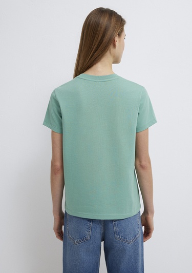  Mavi Mavi Baskılı Yeşil Tişört Regular Fit / Normal Kesim 1612232-71480