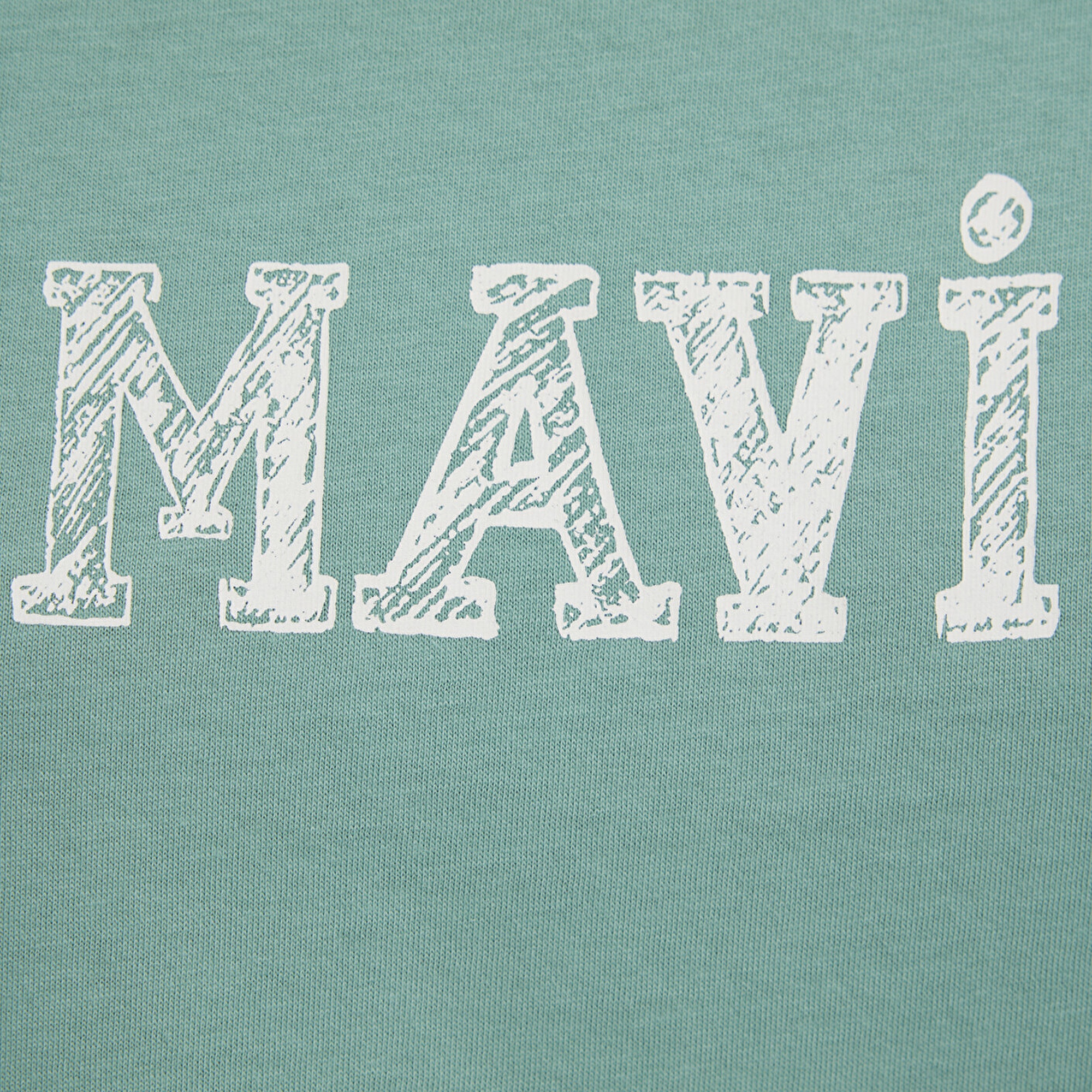 Mavi Mavi Baskılı Yeşil Tişört Regular Fit / Normal Kesim 1612232-71480