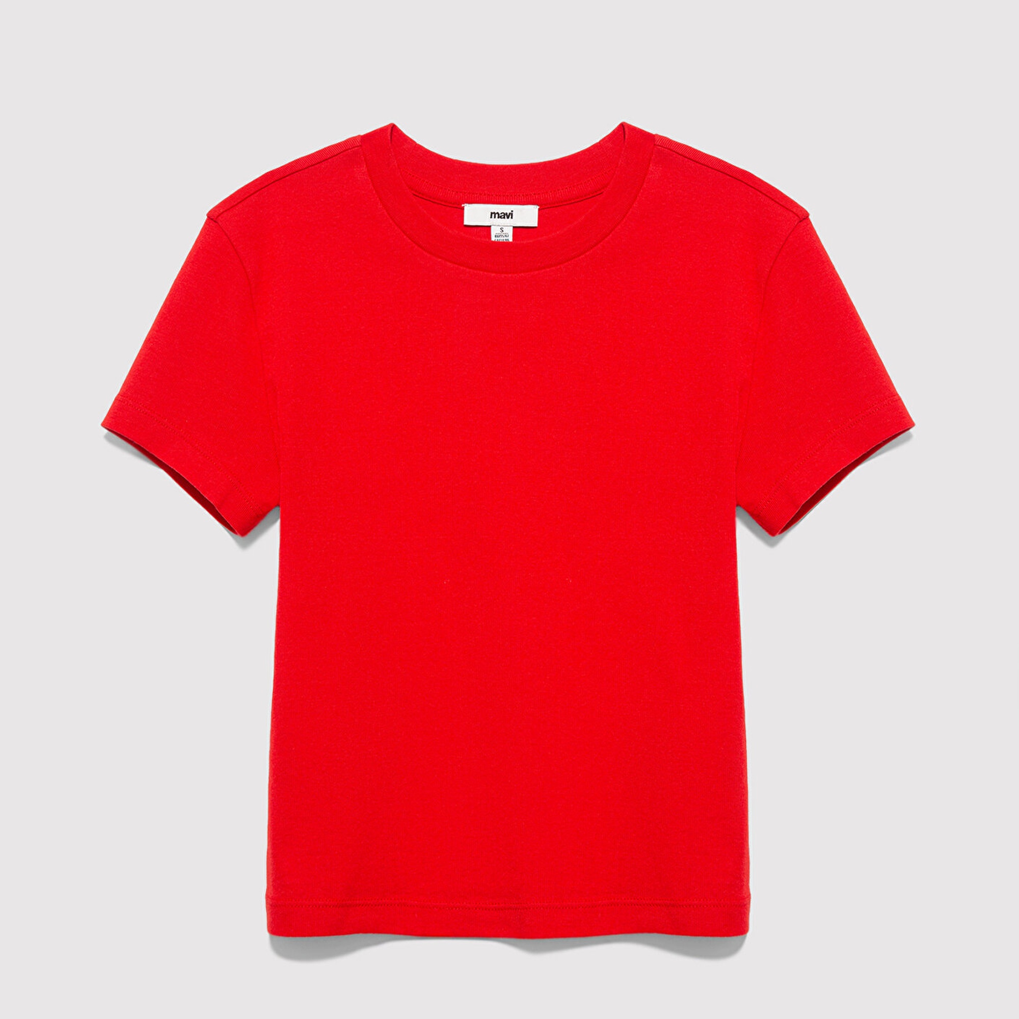 Mavi 2li Kadın Basic Tişört Crop / Kısa Kesim 1613028-89200