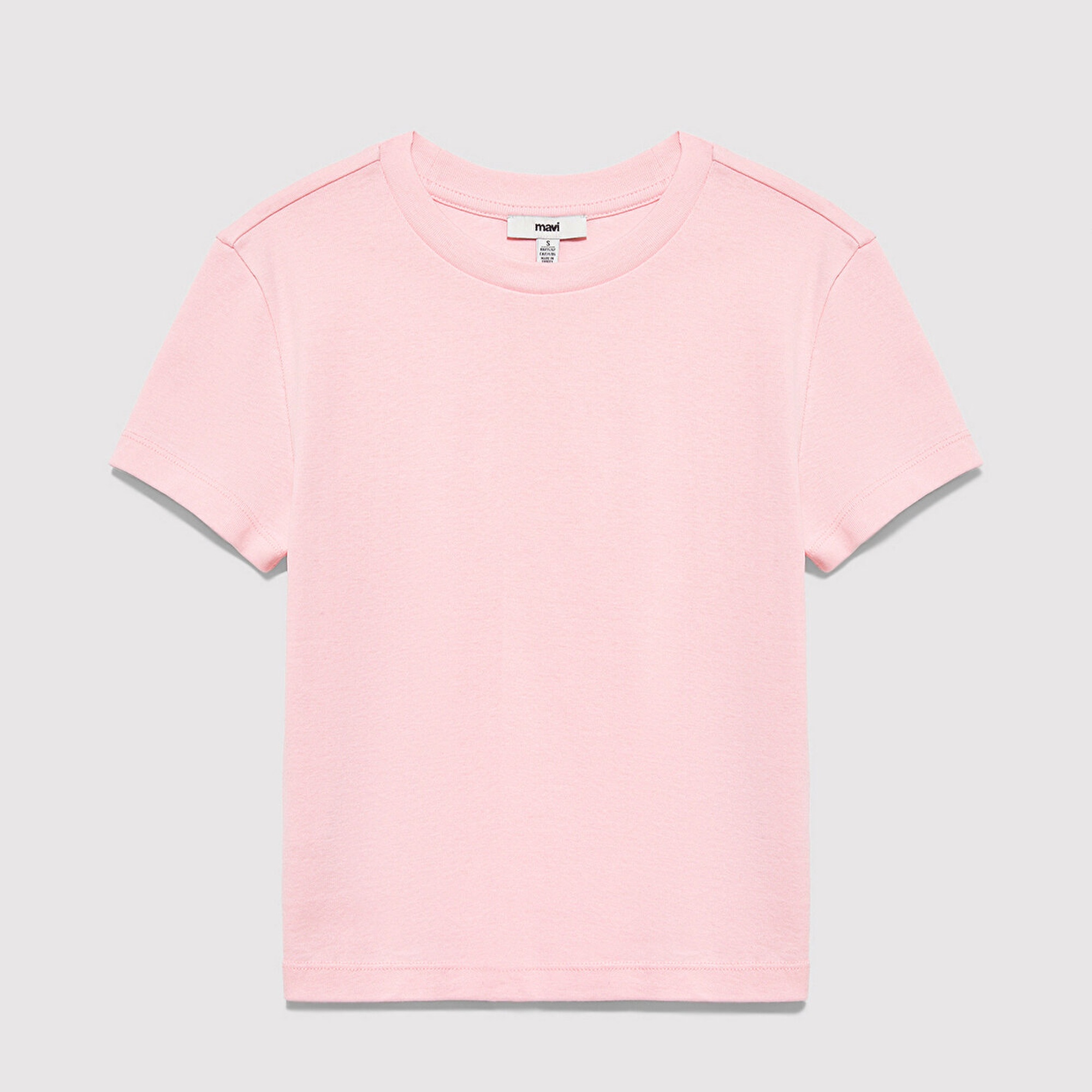 Mavi 2li Kadın Basic Tişört Crop / Kısa Kesim 1613028-89200