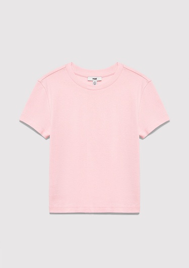  Mavi 2li Kadın Basic Tişört Crop / Kısa Kesim 1613028-89200