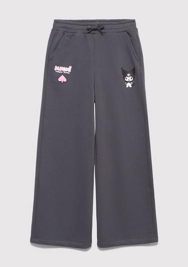  Mavi Kuromi Baskılı Gri Eşofman Altı 7010056-85309