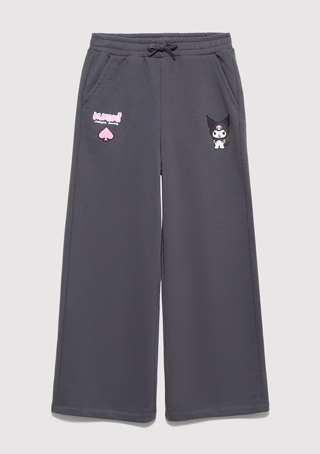  Mavi Kuromi Baskılı Gri Eşofman Altı 7010056-85309