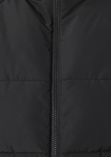  Mavi Kapüşonlu Siyah Ceket Loose Fit / Bol Rahat Kesim 0110756-71379