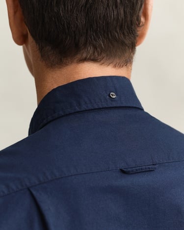  GANT Erkek Lacivert Slim Fit Çizgili Gömlek