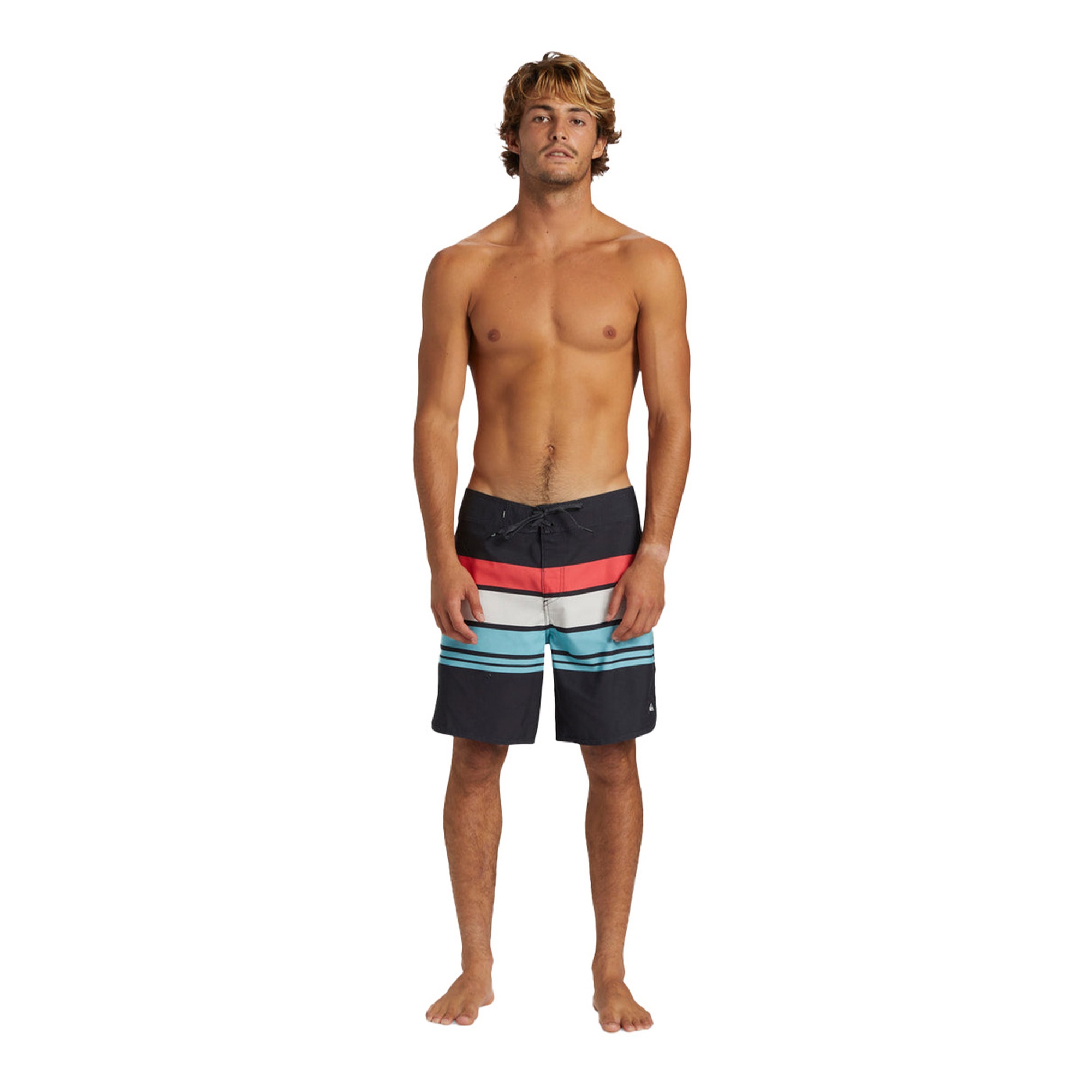 Quiksilver Everyday Stripe 19 Erkek Siyah Boardshort