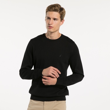  Nautica Siyah Triko Kazak