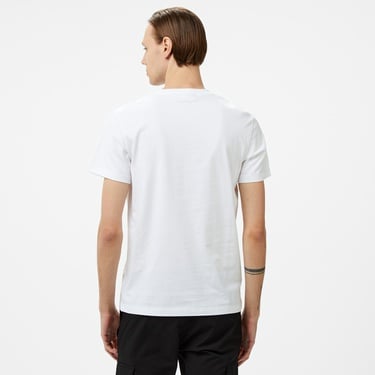  Calvin Klein Jeans Monologo Erkek Beyaz T-Shirt