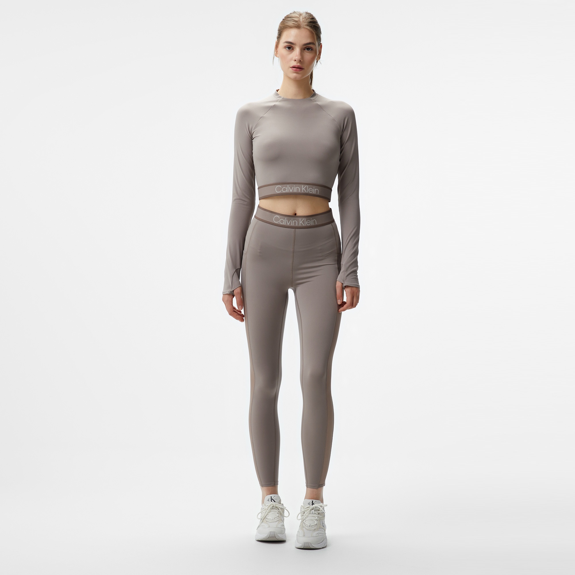 Calvin Klein Kadın Gri Tayt