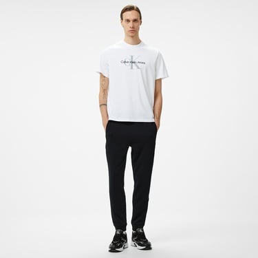  Calvin Klein Jeans Hero Monogram 20s Archıve Erkek Beyaz T-Shirt
