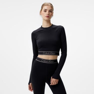  Calvin Klein Kadın Siyah T-Shirt