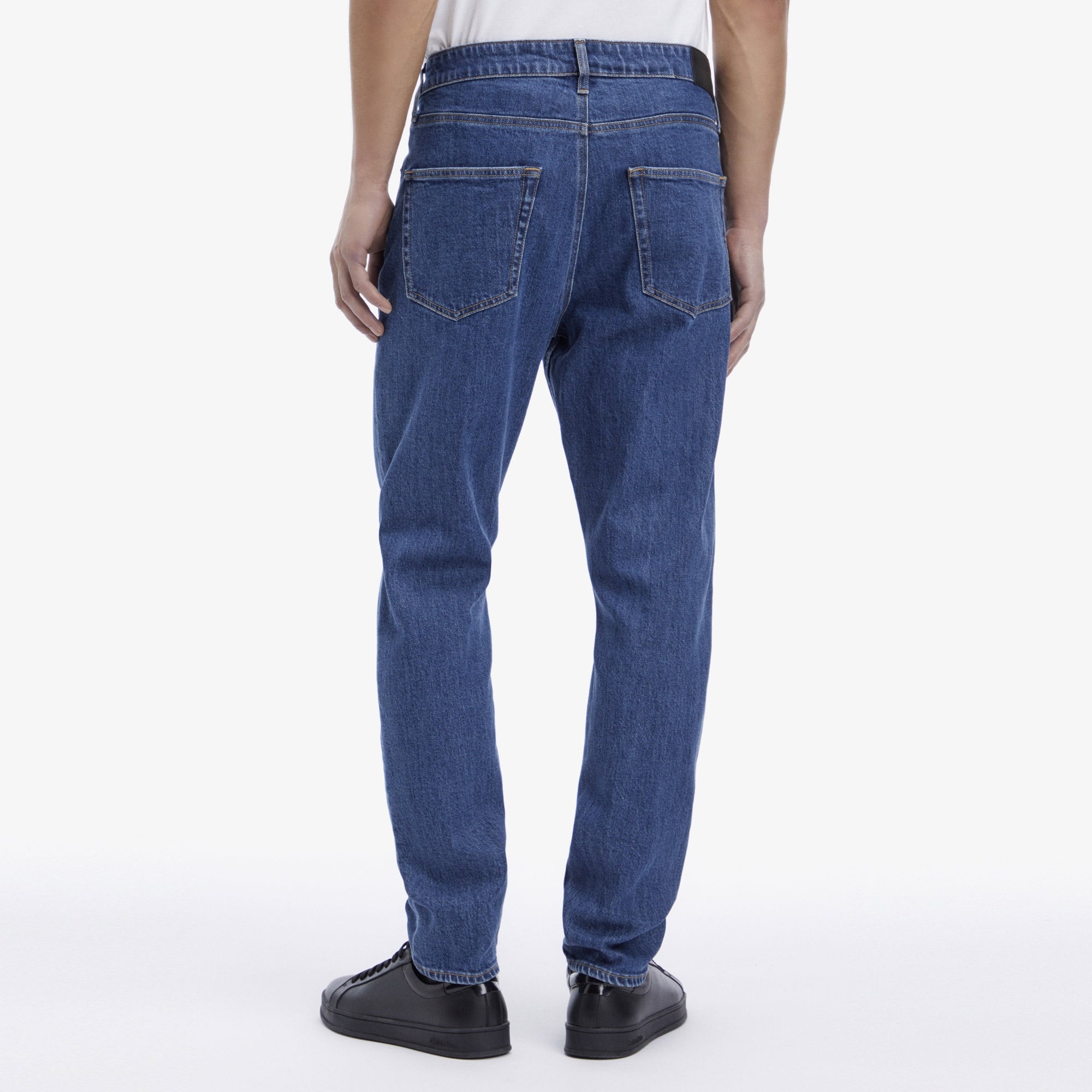 Calvin Klein Tapered Fit Mid Erkek Mavi Jean