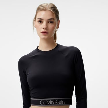  Calvin Klein Kadın Siyah T-Shirt