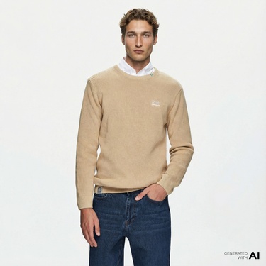  Ucla Emory Erkek Bej Triko