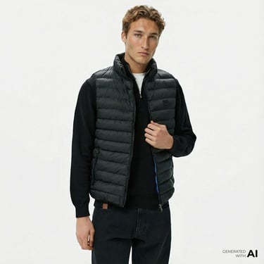  Ucla Blume Erkek Siyah Yelek