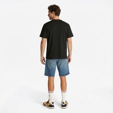  Tommy Hilfiger Linear Erkek Siyah T-Shirt