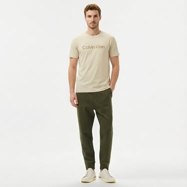  Calvin Klein Erkek Bej T-Shirt