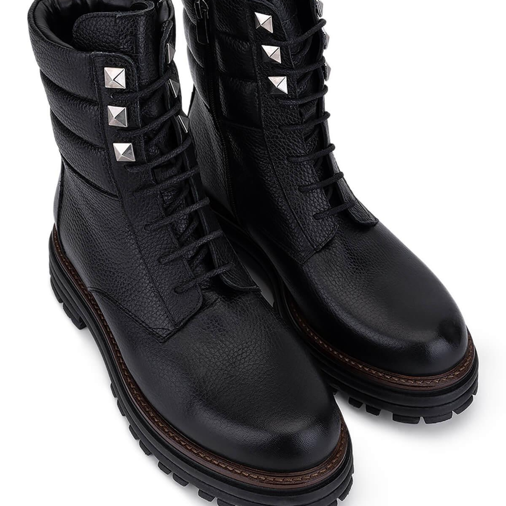 Tamer Tanca Kadın Hakiki Deri Siyah Casual Bot